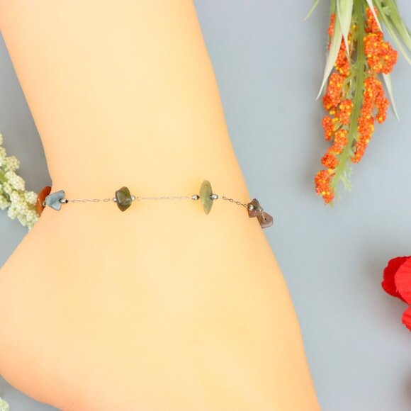 Handmade Anklet – A Stylish Choice for Women, Thoughtful Gift Idea, EVCH1022 - Picture 2 of 8